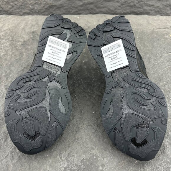 Alexander McQueen Black Printed Suede Sneakers - Picture 6 of 9